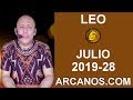 Video Horscopo Semanal LEO  del 7 al 13 Julio 2019 (Semana 2019-28) (Lectura del Tarot)