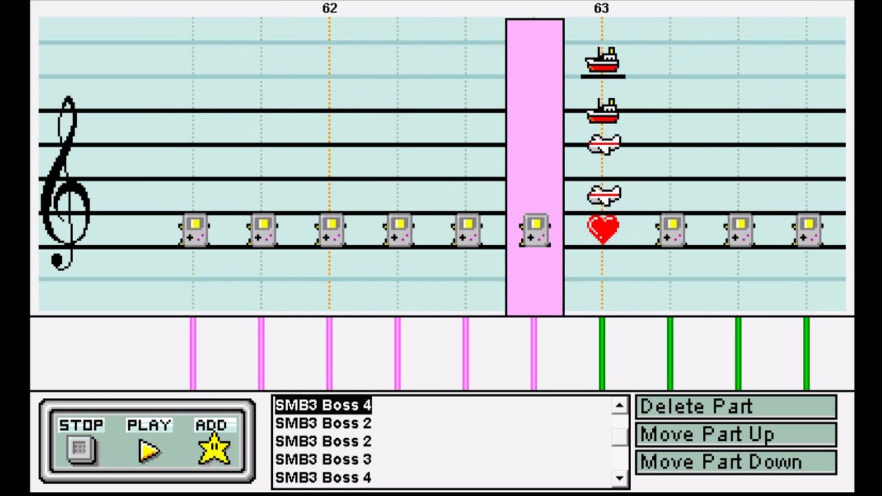 Super Mario Bros. 3 Boss Mario Paint Composer - YouTube