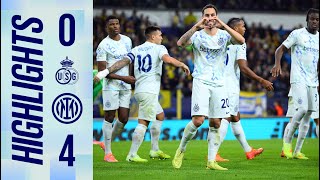INTER HIT FOUR IN BRUSSELS 😎? | USG 0-4 INTER | UCL 25/26 HIGHLIGHTS⚫🔵??
