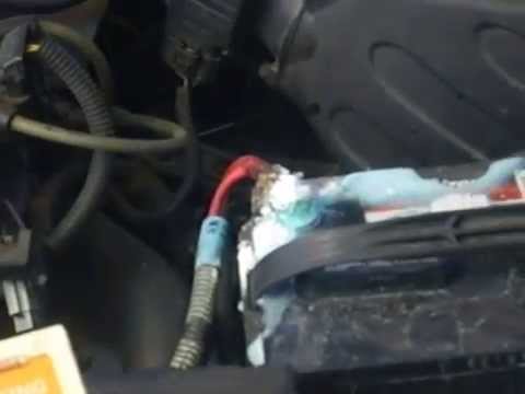 How to Clean Corrosion From Car Battery Posts - YouTube