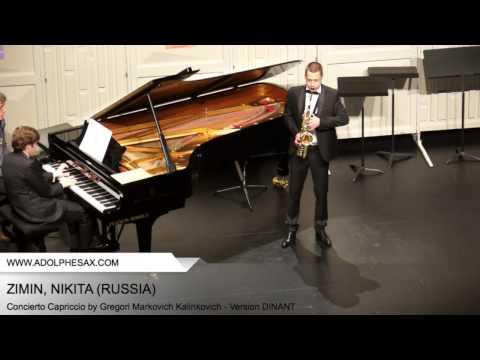 Dinant 2014 - ZIMIN Nikita (Concierto Capriccio by Gregori Markovich Kalinkovich - Version DINANT)