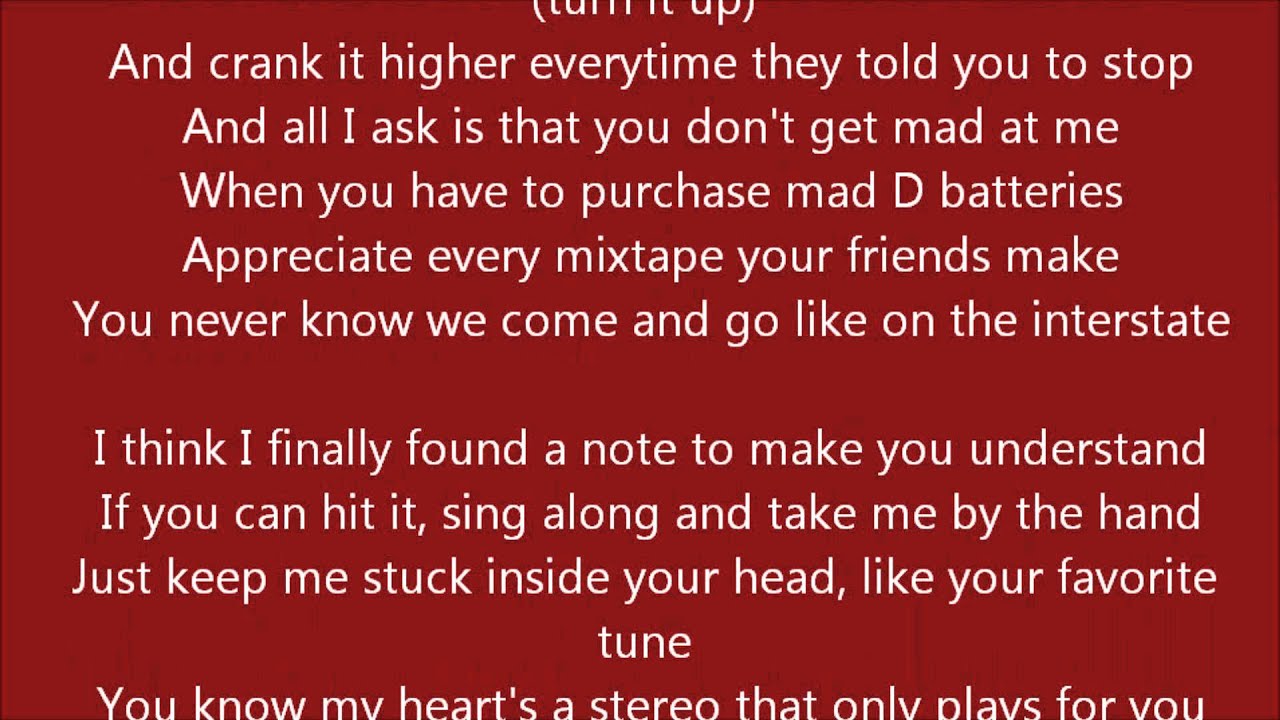 IN STEREO LYRICS in stereo lyrics: