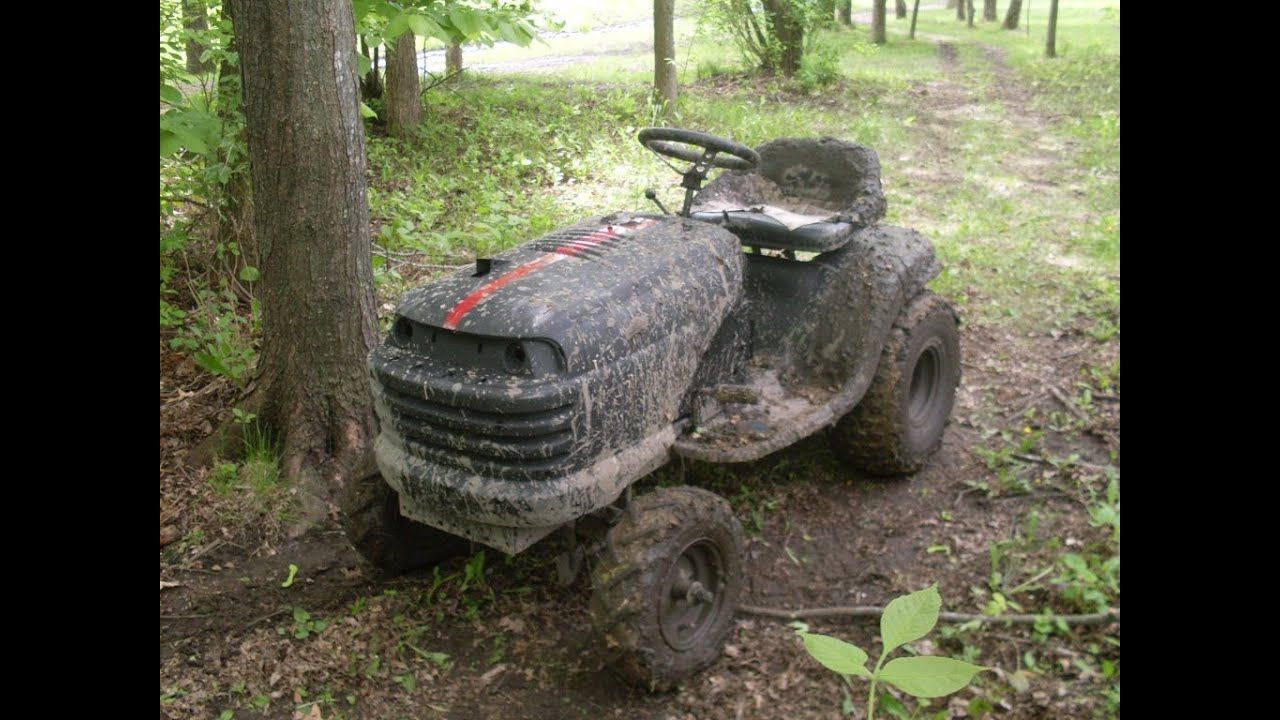 Off-Road Lawn Mower Test Drive - YouTube