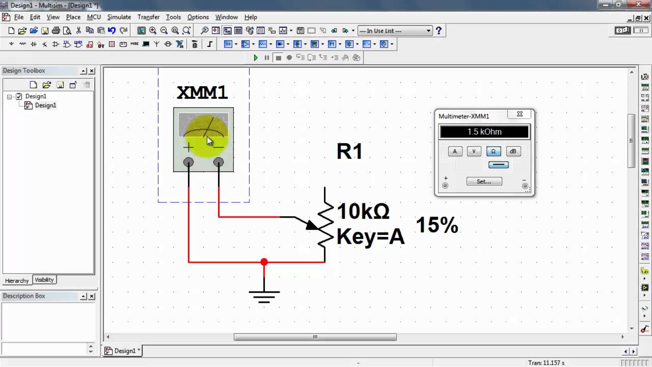 NI Multisim Linear potentiometer YouTube