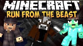 Minecraft: UCIEKAMY PRZED BESTIĄ! - Run from the Beast w/ Jasiu, Dealereq