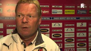 Ronald Koeman na afloop van FC Dordrecht - Feyenoord