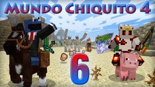 MINECRAFT - Mundo Chiquito 4 - Ep 6 - Vaya... he usado el creativo sin queré xD -