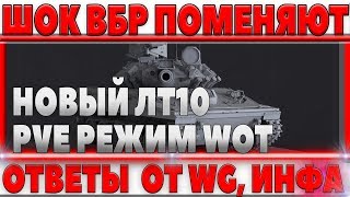 Превью: БУДУТ МЕНЯТЬ ВБР И ТОЧНОСТЬ, НОВЫЙ БРИТАНСКИЙ ЛТ10 PvE РЕЖИМ WOT, ПРО НОВЫЙ БАЛАНС world of tanks