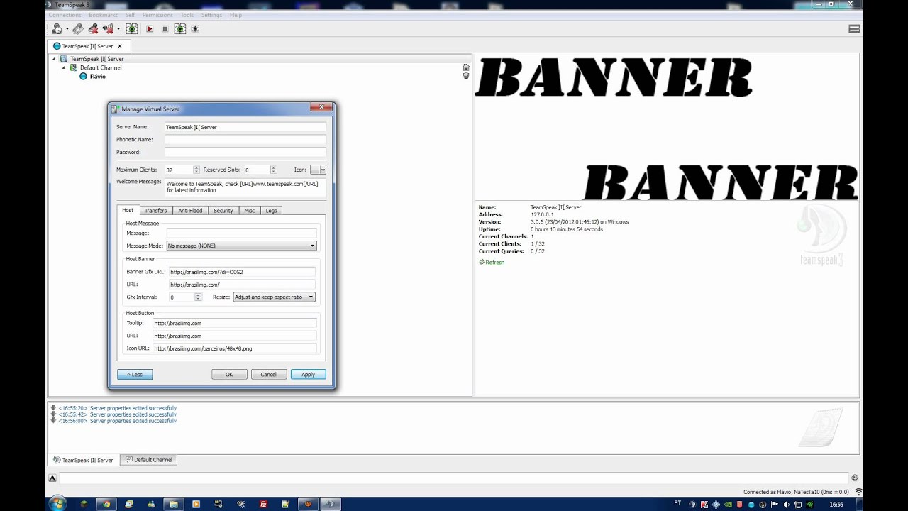 Get Teamspeak 3 Banner PNG