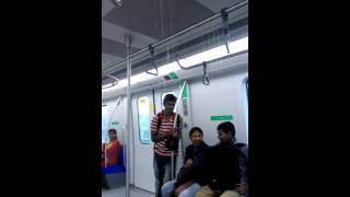 Mumbai metro rain water shower