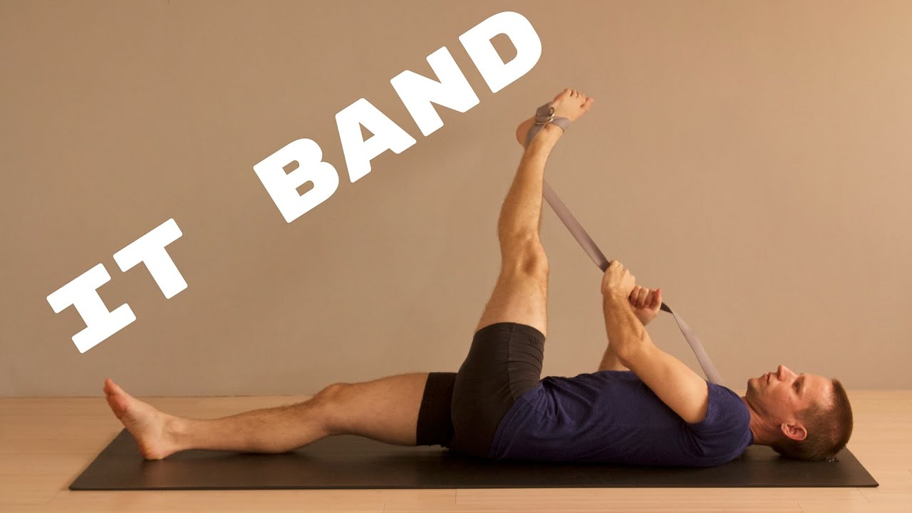 IT Band Outer Leg Stretch - Active Isolated Stretching - YouTube