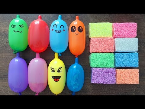 Making Slime with Funny Balloons and Foam Bricks #11