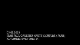 NABILLA CLOSING JEAN PAUL GAULTIER COUTURE SHOW