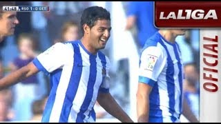 Gol de Carlos Vela (1-0) en el Real Sociedad - Getafe CF - HD