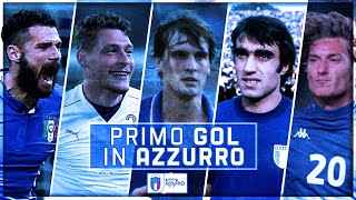 Primo gol in Azzurro: Tardelli, Totti, Anastasi, Candreva, Belotti
