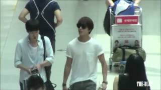 [FANCAM] 140605 CNBLUE Incheon Airport to Brazil