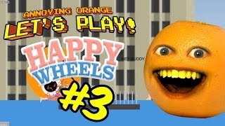 Annoying Orange Let's Play Happy Wheels #3: Slappy Wheels