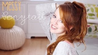 Haar-Tutorial: Messy Zopf (Messy Ponytail) von jasminar #11