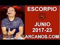 Video Horscopo Semanal ESCORPIO  del 4 al 10 Junio 2017 (Semana 2017-23) (Lectura del Tarot)