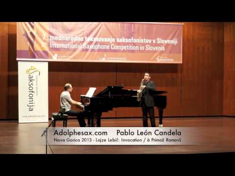 Pablo Leon Candela - Nova Gorica 2013 - Lojze Lebi? Invocation - à Primož Ramovš