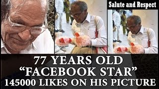 77 YEAR OLD "FACEBOOK STAR" P.V. SAAR - 145000 FB LIKES ON HIS PICTURE - INSPIRATION AND MOTIVATION