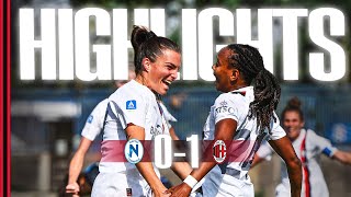Laurent for the last-minute win | Napoli 0-1 AC Milan | Highlights Women’s Serie A