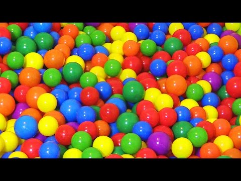 "The Ball Pit Show" for learning colors -- children's educational video