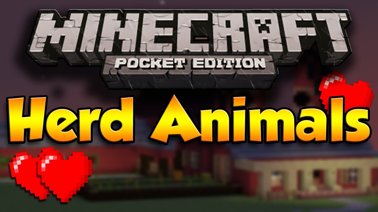 [OLD] How To Herd And Farm Animals In Minecraft Pocket Edition (No