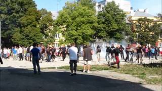 Demonstrace radikálů v Ostravě se střety s policií