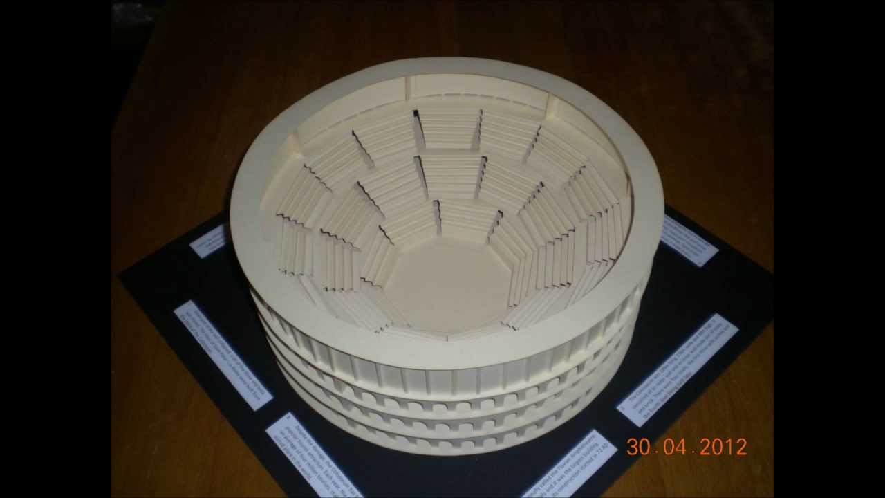 Model of the Colosseum - YouTube