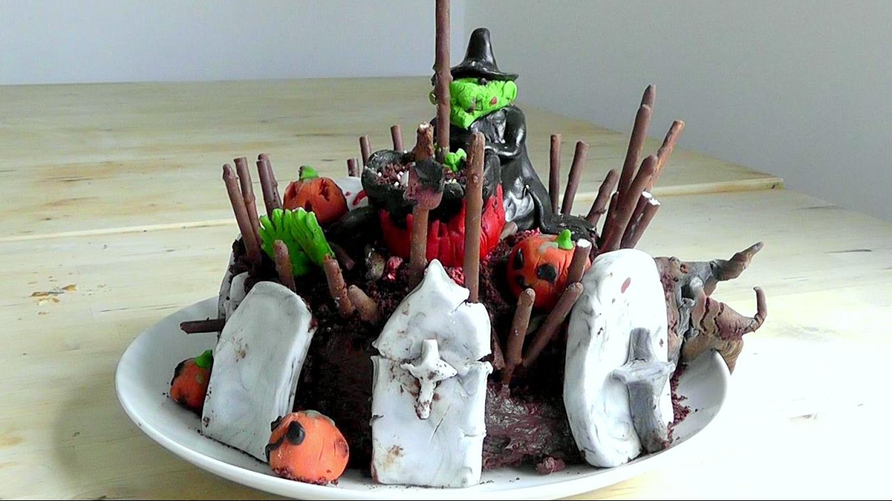 Halloween Cake How to make cakes & Decorations recipe ...