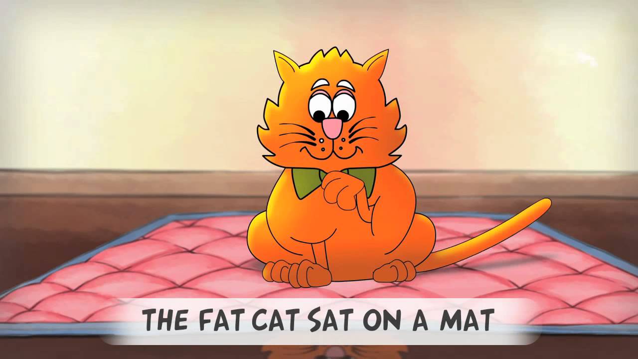 CAT ON THE MAT - Fantastic Phonics learn to read program - www.Early