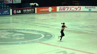 2013 Golden Spin of Zagreb - Yuna Kim Official Practice Free program "Adios Nonino" Run-through