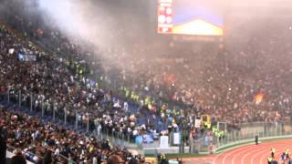 Roma-Napoli, tensione tra tifosi in Curva Nord 18.10.13