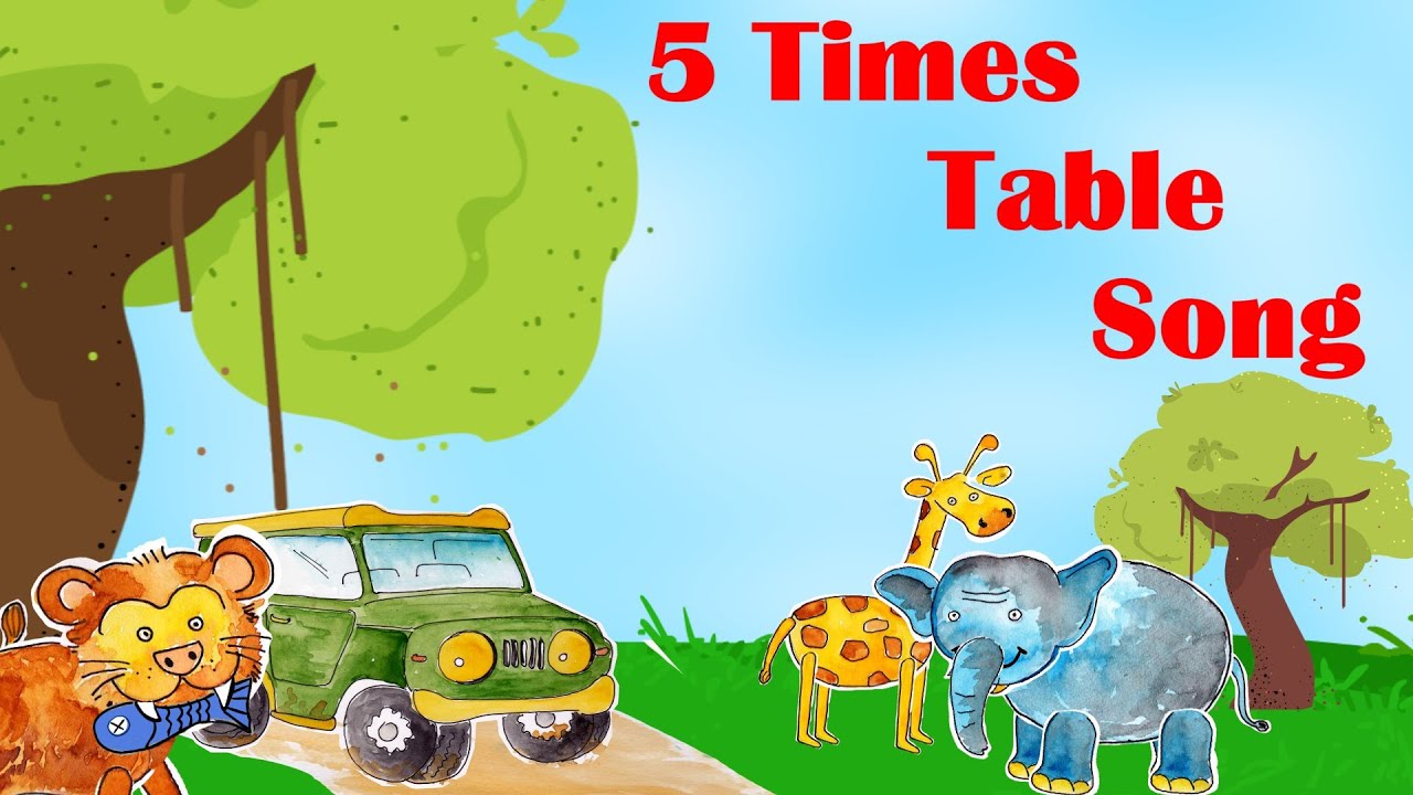 times table 5 song