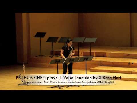 PIN HUA CHEN plays II Valse Languide by S Karg Elert