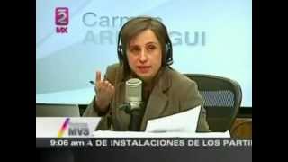 ¿Por qué cancelaron conferencia de Osorio y Napolitano? .-Aristegui