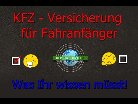 Download KFZ - Versicherungen für Fahranfänger - Das müsst ihr wissen! - Fahrstunde Fahrschule