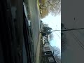 Idiot hits two cars driving on a flat tire