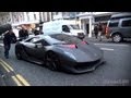 Arrivée d'une Lamborghini Sesto Elemento de 2,3 millions de £ivres à Londres