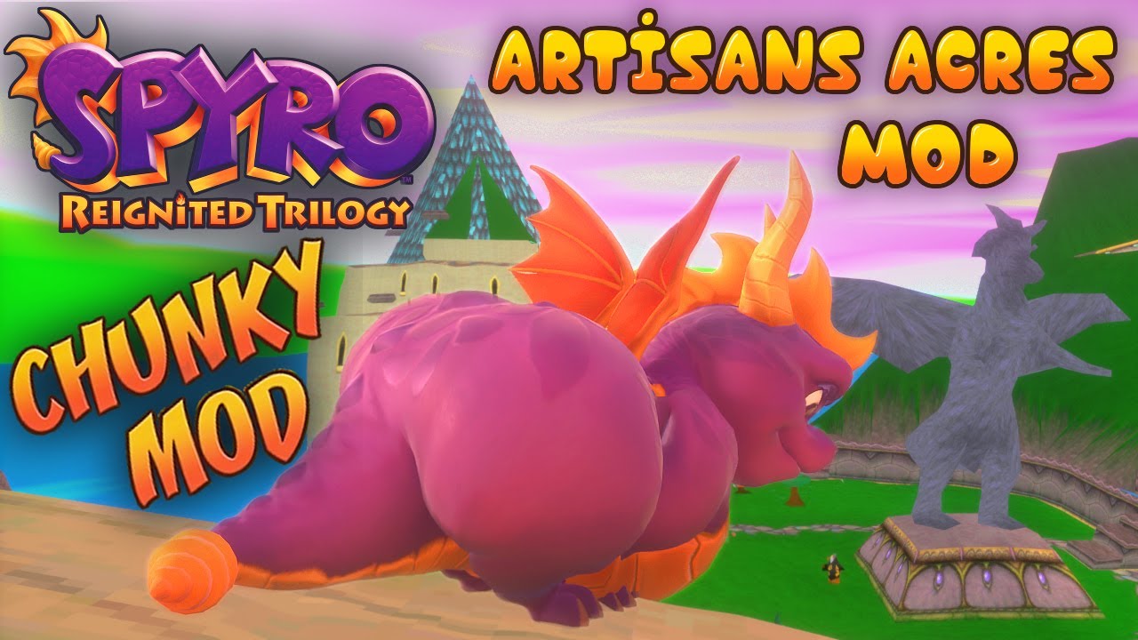 Информация о Spyro Reignited Trilogy: CHUNKY Mod - Artisan Acres Mod. 