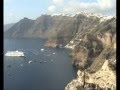 sinking cruise ship - Santorini
