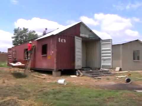 www.containerhomes.net.au 2 40 foot container House - YouTube