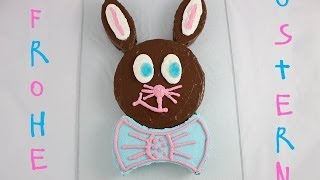 Schoko-Osterhasen-Kuchen / Easter Bunny Chocolate Cake