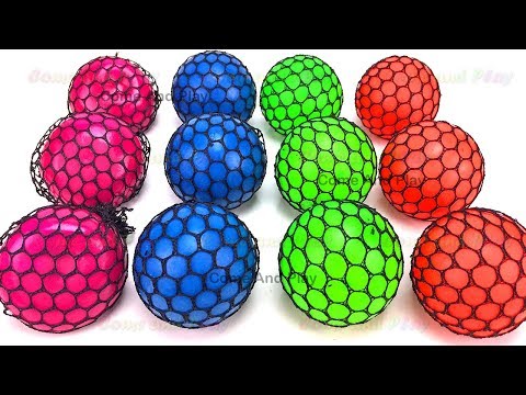 Learn Colors Squishy Balls Fun for Kids Kinder Man Microwave Surprise Toys Toy Appliance Playset