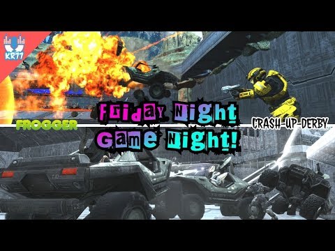 HALO: Reach FRIDAY NIGHT GAME NIGHT! |Frogger & Crash-Up-Derby| #2