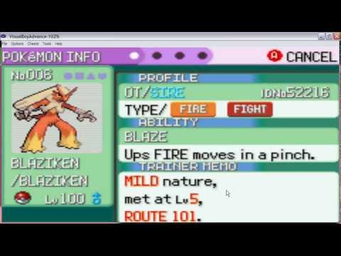 pokemon emerald shiny cheat code