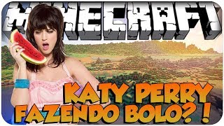 Minecraft: KATY PERRY FAZENDO BOLO!! - BlockPartY (Novo MiniGame)