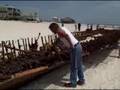 Fort Morgan Alabama Shipwreck - Gulf Shores Beach