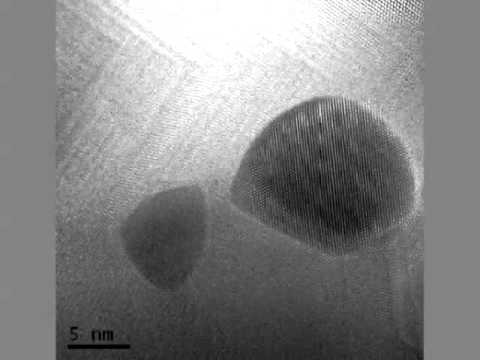 Watch Atoms of Gold on FeO Move Under an Electron Microscope - YouTube